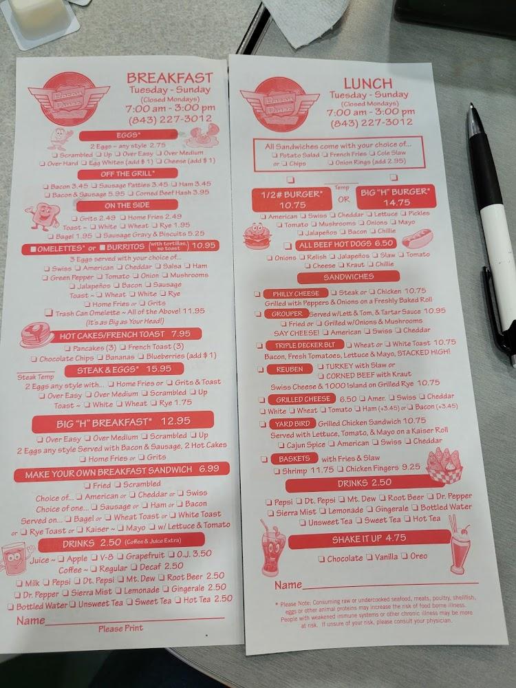 Bacon Diner Menu image 2