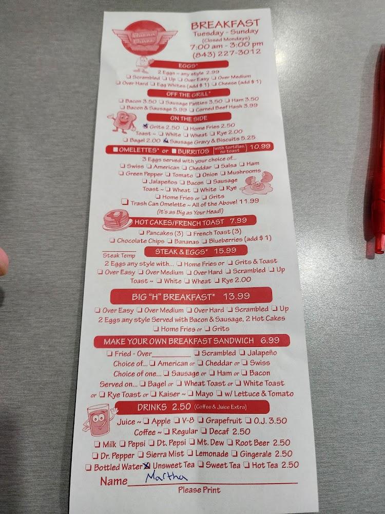 Bacon Diner Menu image 3